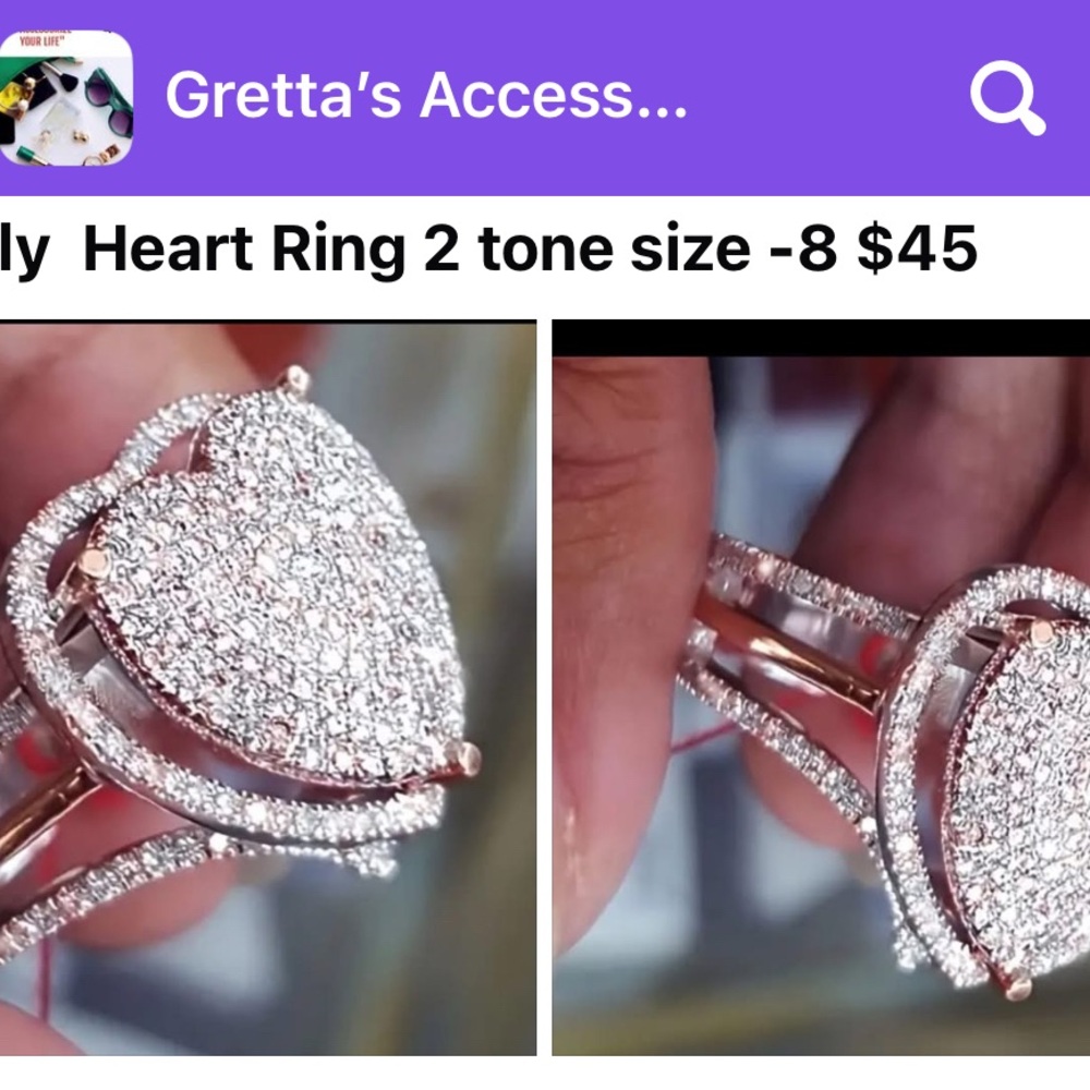 Silver Heart Ring